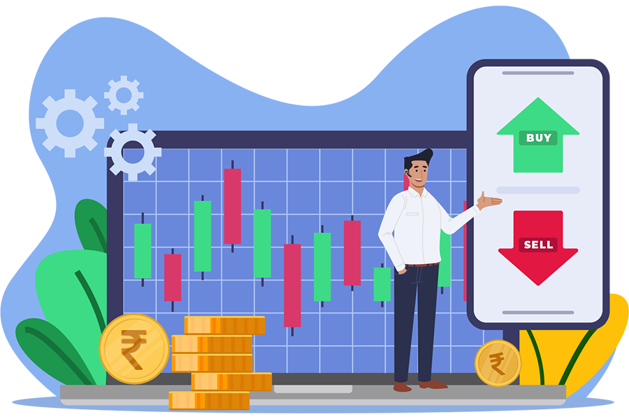 Trading účet a buy sell rozhranie